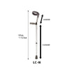 ロフストランドクラッチ 杖 医療　補助　リハビリ 松葉杖 軽量 Ｍサイズ　93-123cm 重さ655g 4段階調節　 LC-M
